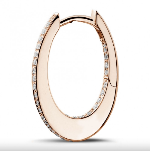 Diamond Creole Earrings