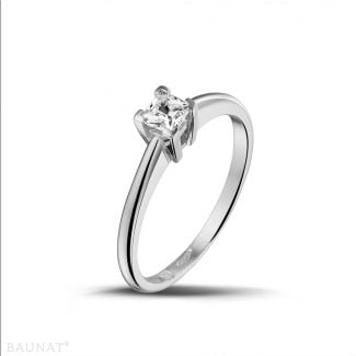 Princess Cut Diamond Solitaire Ring