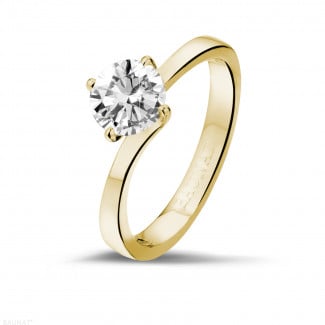 Simple Solitaire Diamond Rings