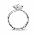 Princess Clean Diamond Ring With Four Prongs