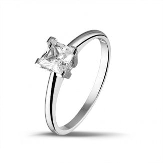 Princess Cut Diamond Solitaire Ring