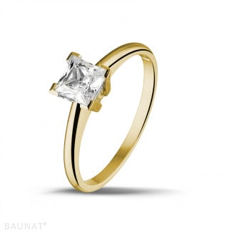 Princess Cut Diamond Solitaire Ring