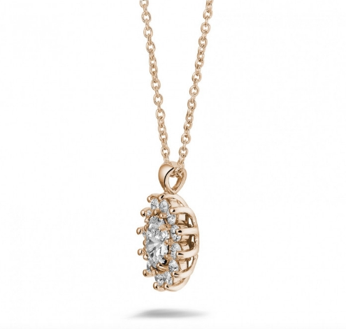 round diamonds Pendant