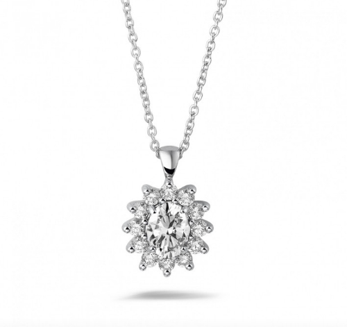 round diamonds Pendant