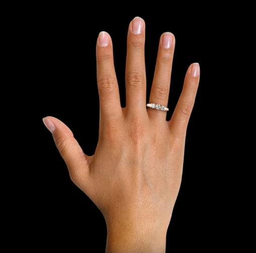 WOMEN DIAMOND TRILOGY RING