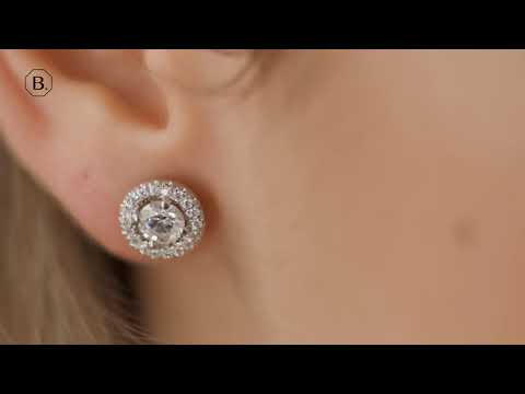 Halo Stud Earrings